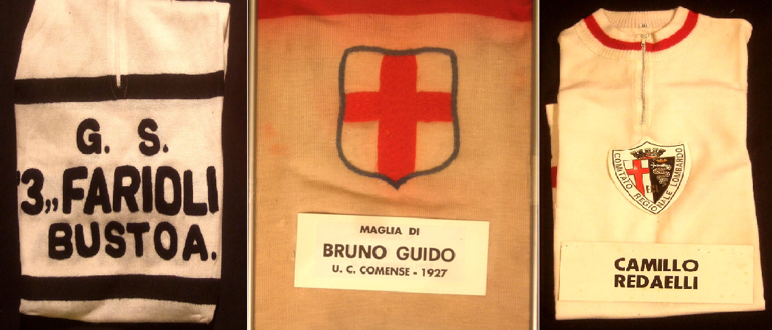 maglie donate al Santuario della Madonna del Ghisallo